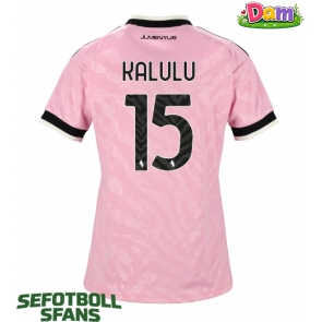 Juventus Pierre Kalulu #15 Bortatröja Kvinnor 2026-27 Kortärmad